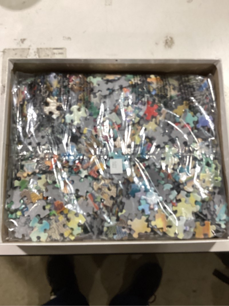 Condition photo showing Good Condition for White Mountain 1000 Piece Jigsaw Puzzle New York State Park Puzzles with Large Pieces for Adults and Family 24"x30" - Family Road Trip Niagara Falls