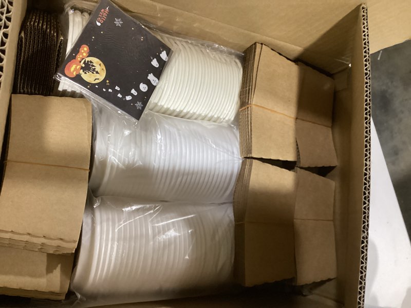 Condition photo showing Good Condition for Paper Cups 16 oz Disposable Coffee Cups with Lids and Sleeves,100 Pack To Go Hot Cups with Lids & Kr