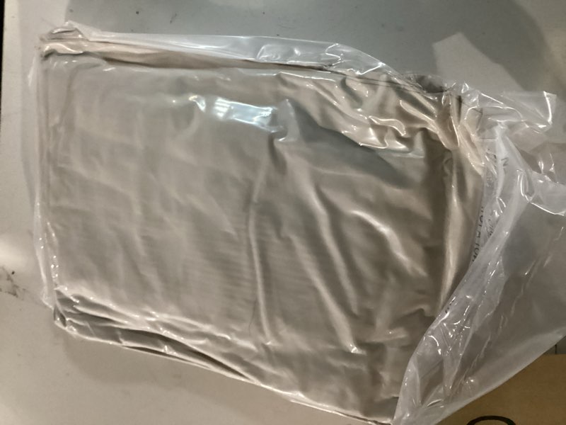 Condition photo showing New/Like New for Andency Ruched Beige Full Size Comforter Sets, Shabby Chic Pleatd Bedding Sets 3 Pieces, Lightweight Soft Boho Ruffle Bed Set for Girls, Kids, Women, All Season Beige Full (79"x90")