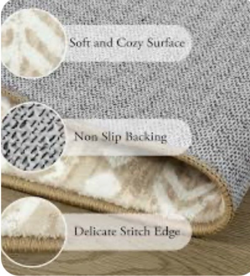 Wohnbereichsteppich area rug beige/white (unknown size)