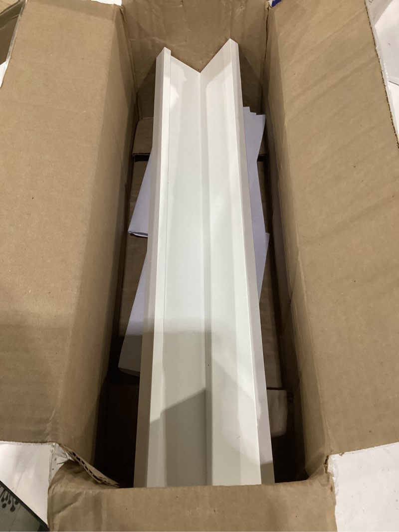 Condition photo showing Good Condition for command picture ledge, 21" damage free hanging floating shelf with adhesive strips, slate, no tools picture hanger for displaying decorations and photographs, 1 ledge and 10 strips