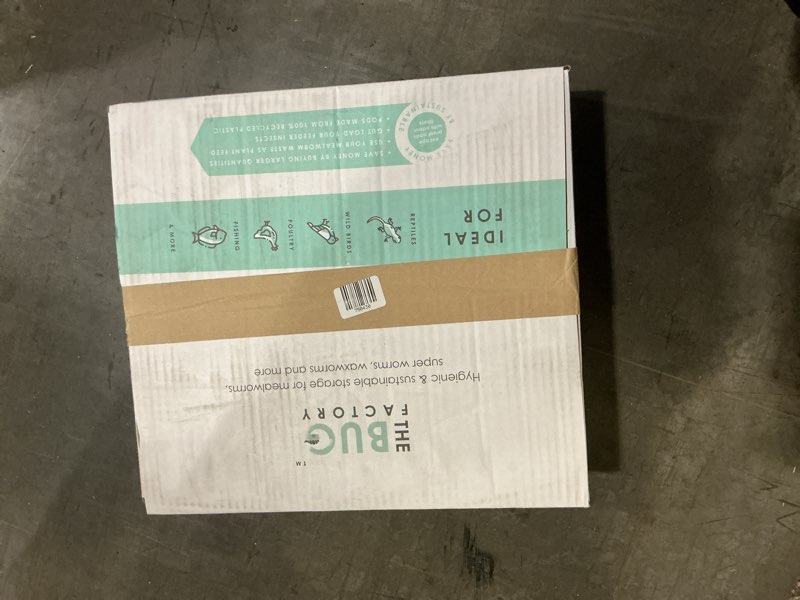 Condition photo showing New/Like New for The Bug Factory Mealworm Housing Tary, 3 LBS, White