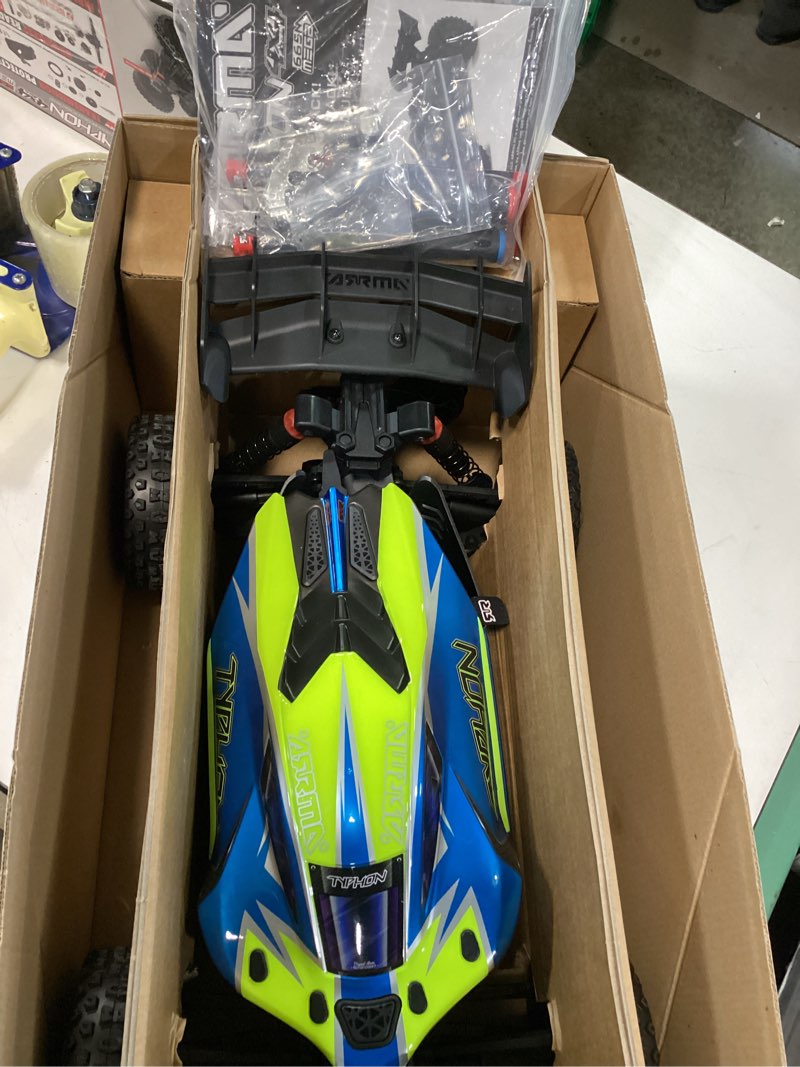 Condition photo showing Good Condition for ARRMA RC Car 1/8 Typhon 4X4 RTR Brushed Buggy, Blue (Battery and Charger Not Included), ARA4206V4T1