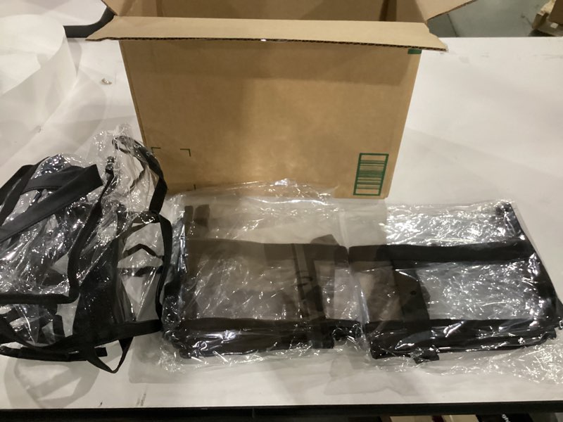 Condition photo showing Good Condition for missing some bags**** clear storage bags 40l large plastic blanket storage with zipper and handle closet organizers containers foldable moving bags for comforter blanket bedding duvet clothes