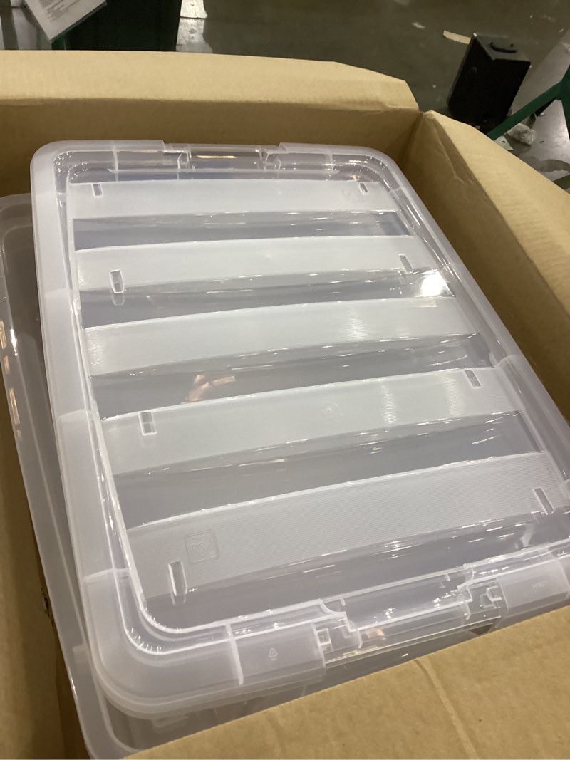 set of 2 plastic containers