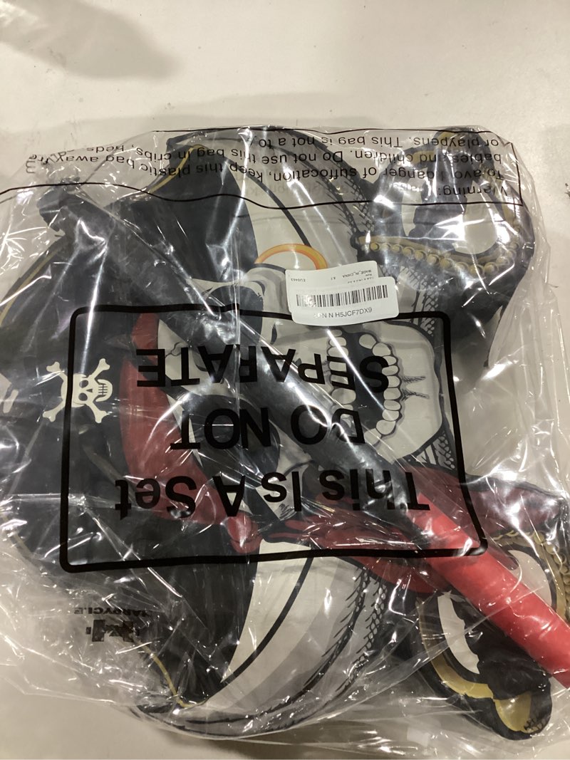 Harrycle Pirate Piñata Bundle Pirate Party Game Set Include Captain Piñata Bat Stick Blindfold Mask 