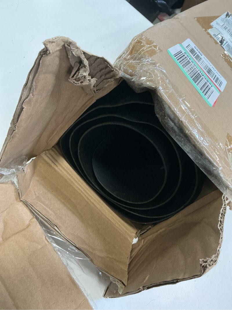 Condition photo showing Good Condition for Salon mats for Hair Stylist 3'x5' Barber Shop Salon Floor Chair Mat - Black Square Anti-Fatigue Salo