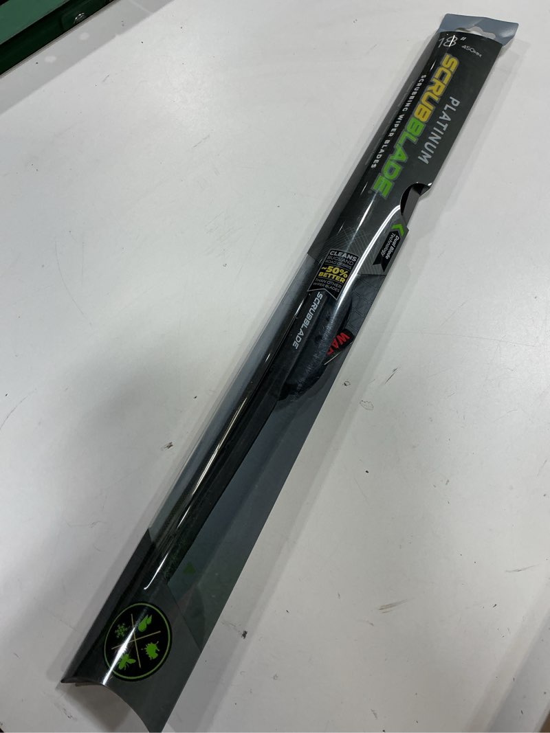 Condition photo showing New/Like New for Scrubblade HS1800 Platinum 18" Scrubbing Wiper Blade