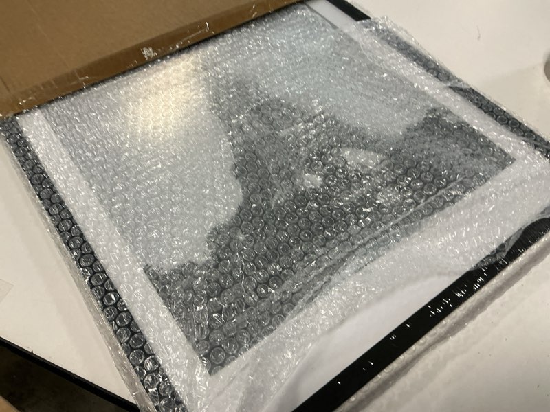 Condition photo showing Good Condition for upsimples 16x24 Picture Frame, Display Pictures 14x20 with Mat or 16 x 24 Without, Wall Hanging Poster Frames, Black, 1 Pack