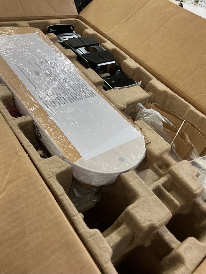 Condition photo showing As Is for Harbor Breeze Centreville 42-in White Indoor Flush Mount Ceiling Fan with Light Kit - Product Is Brand New - Retail Packaging Maybe Opened Or Damaged