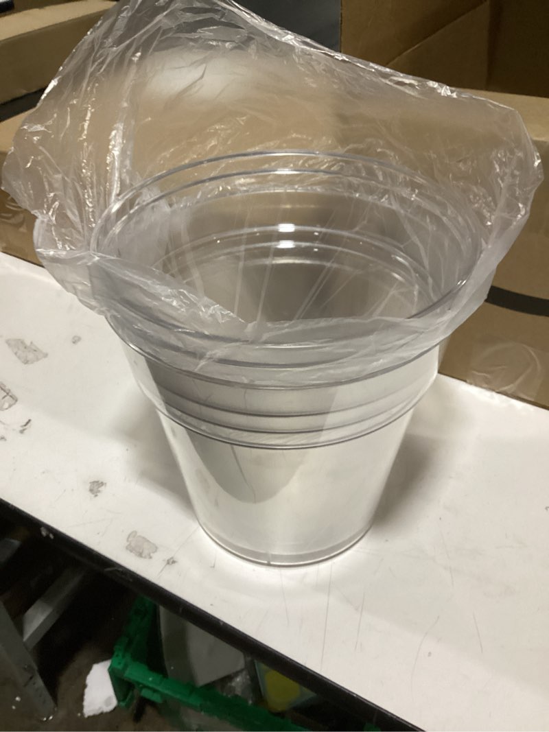 Condition photo showing New/Like New for baderke 3 pack nursery pots plastic orchid pot extra large nursery container with holes for plants(clear,9.8 inch) clear 9.8 inch