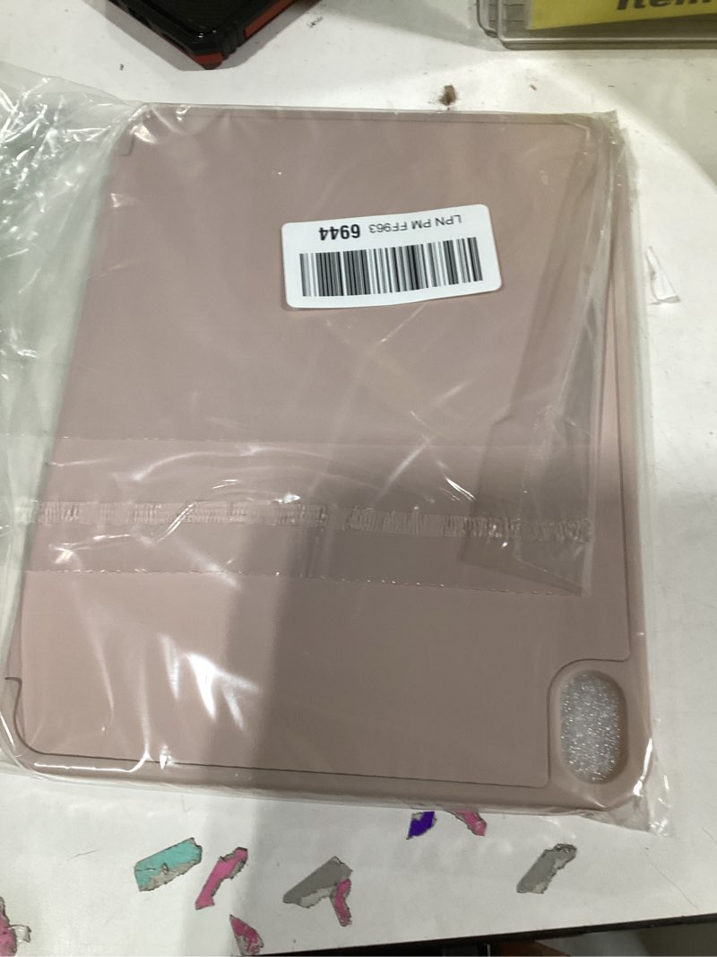 Condition photo showing Good Condition for iMieet iPad (A16) Case/iPad 10th Generation Case [11-Inch 2025/10.9 Inch 2022] with Pencil Holder, Trifold Stand Smart Cover with Soft TPU Back,Auto Wake/Sleep(Pink)