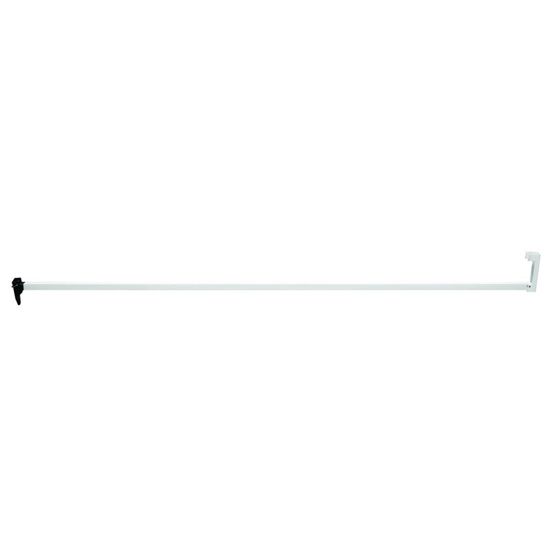 Defender Security S 4220 48 inch, White Aluminum, Sliding Door Security Bar Lock