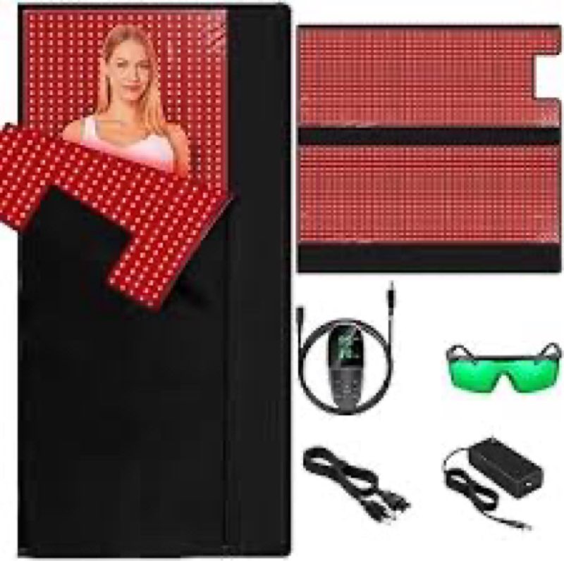 2570 LEDs Dual Full Body Red Light Therapy Mat, Red Light Therapy Blanket, 2570pcs 2in1 LEDs(660nm& 