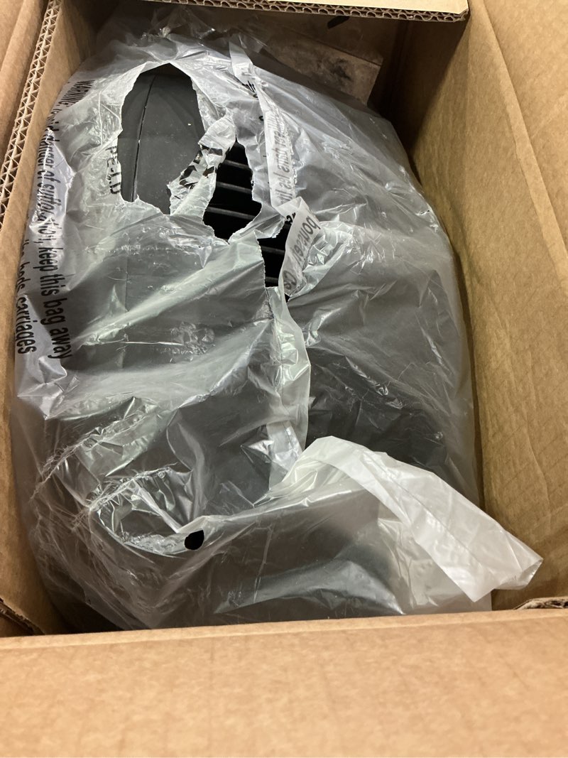 Condition photo showing Good Condition for Amazon Basics Air Circulator Fan, Desk Fan for Bedroom, Home and Office, With 90-Degree Tilt Head, 3 Speed Settings, Lightweight (4.2 LBS), 70 Watts, Black, 14.8\"Wx7.6\"Dx14.1\"H 14.8\"W x 7.6\"D x 14.1\"H