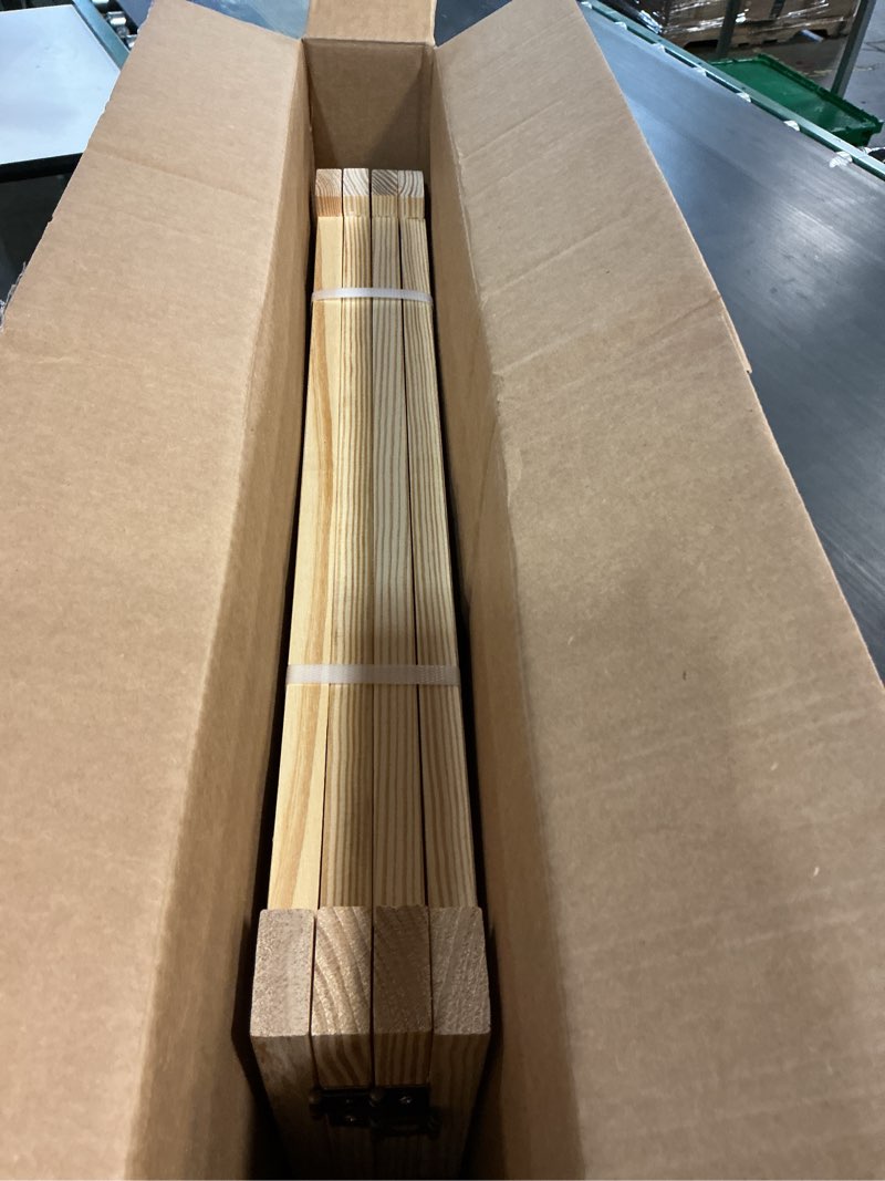 Condition photo showing Good Condition for yocan paint-free wooden freestanding dog gates for the house,doorways, stairs,wood dog fences indoor pet gate,step over fence-4 panel h:16.9" ?4 panels?16.9"h