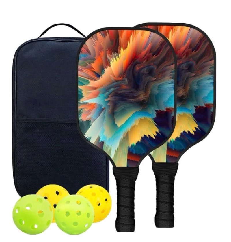pickleball paddles, usapa approved fiberglass surface pickleball set with pickleball rackets, pickleball paddles set ?for men women, it is a great gift option for family, loved ones, and friends.