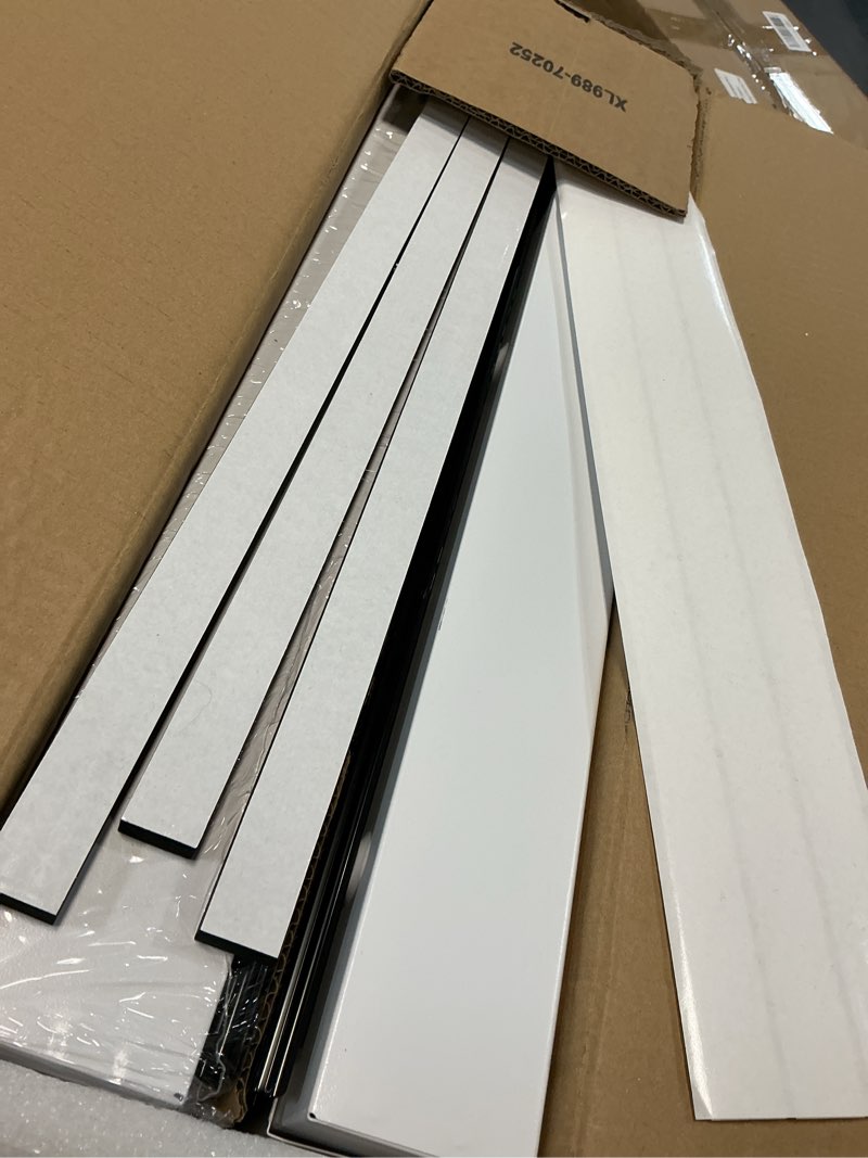 Condition photo showing Good Condition for Bifixia 2Pack Expandable Pull Out Cabinet Organizer 21" Deep with Raising Pad for Framed Cabinets, Roll Out Shelves Adhesive, Adjustable Width 12.24"-20.5" W White 12.24" - 20.5" W(2Pack)