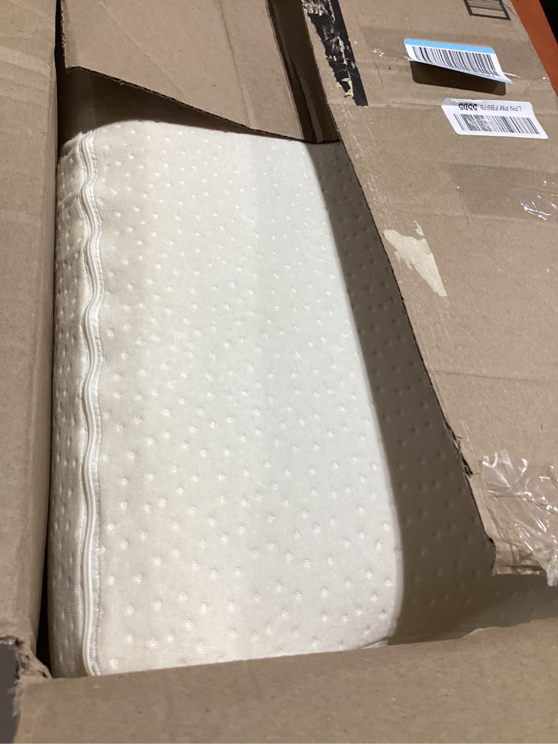 Condition photo showing Good Condition for sleep innovations memory foam contour pillow, queen size, head, neck, and shoulder alignment, side and back sleepers, medium support queen contour pillow