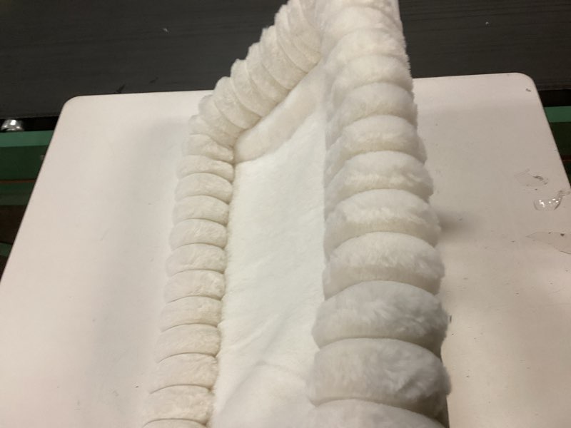 Condition photo showing Good Condition for Zakkart SnugCloud Cat Window Perch with 4-Sided Bolster - Orthopedic Cat Hammock for Window Sill - Solid Hardwood & Metal Frame - Window Seat for Pets (Natural Color Wood w/White Bed, Medium) Natural Color Wood w/ Cream Bed Medium (22"x15")