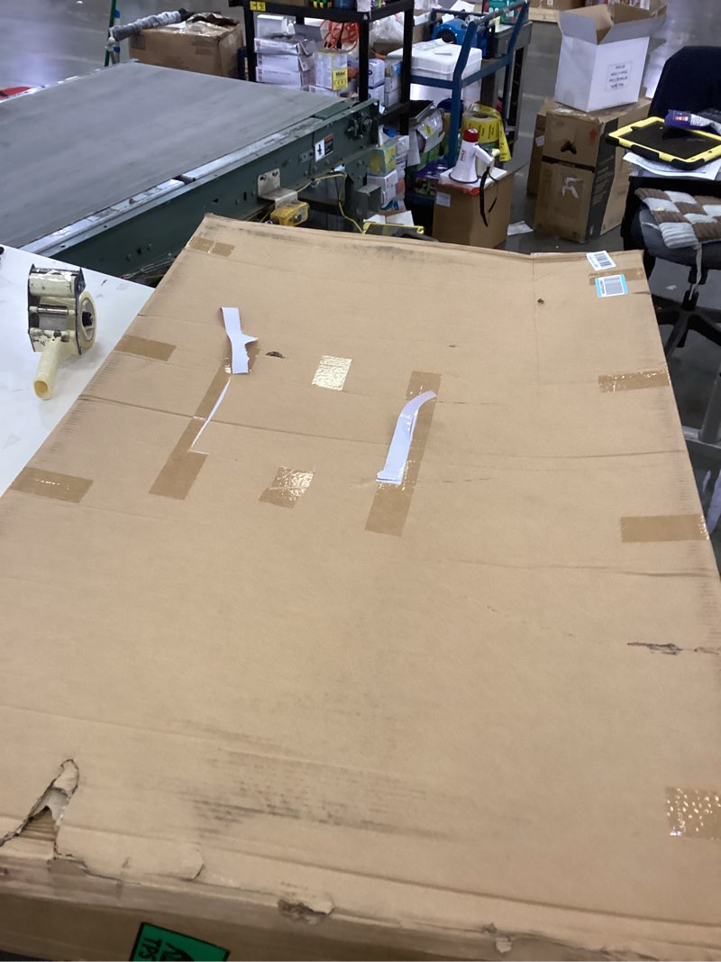 Condition photo showing As Is for Chrome Front Grill with Bug Screen Compatible with 2008-2016 International Prostar Front Bumper Grille 3612816C93, 3612816C95, 3612816C96