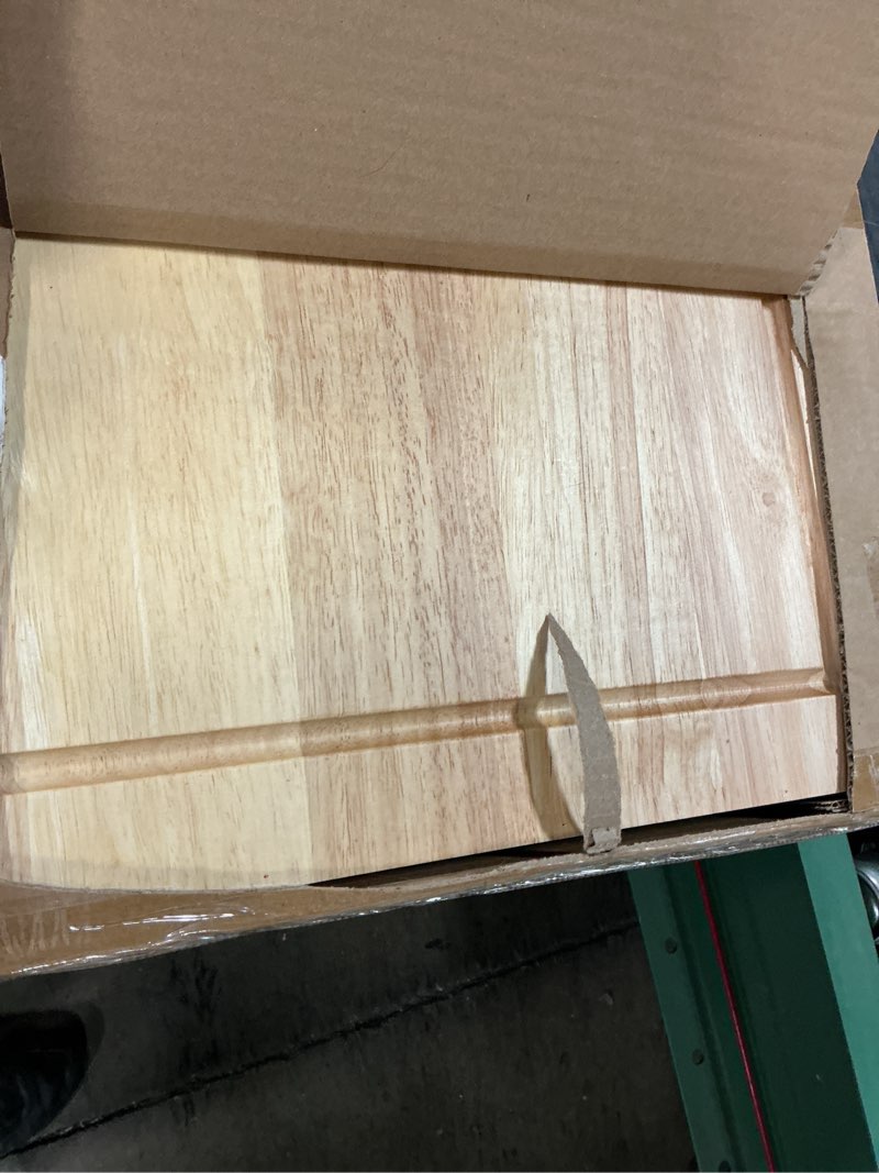 Condition photo showing As Is for 4 In 1 Noodle Board Stove Cover Lightweight Cutting Board Wood Stove Top Covers for Electric Stove, Glass Gas Stove Cover for Gas Burners - 30" x 22" Lighter
