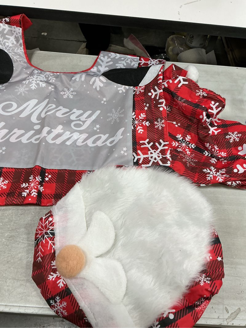 Condition photo showing Good Condition for JOYIN 5 Pieces Christmas Theme Bathroom Decoration Set w/ Toilet Seat Cover, Rugs, Tank Cover, Toilet Paper Box Cover and Santa Towel for Xmas Indoor Décor, Party Favors (Gnome)