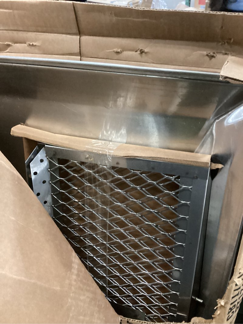 Condition photo showing Good Condition for Multi-Flue Chimney Cap, 17" x 41" x 10"H, Stainless Steel 17" x 41" x 10" Height Stainless Steel