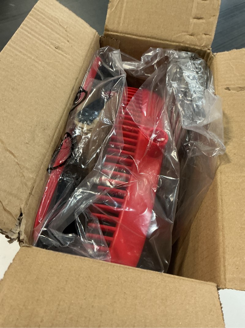 Condition photo showing Good Condition for nacena broom and dustpan set, 52-in long adjustable handle broom dustpan combo with dustpan teeth to automatically clean hair suitable for home kitchen office hall floor?black&red?