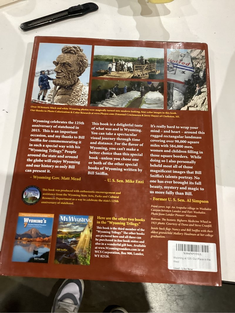 Condition photo showing Good Condition for Wyoming at 125: Our Place in the West