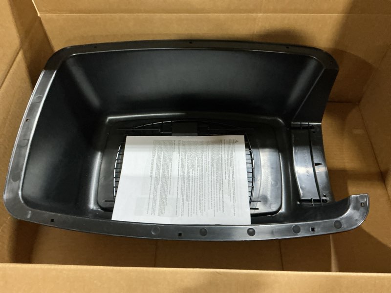 Condition photo showing As Is for Petmate Pet Porter Dog Kennel 24", Dark Gray & Black, for Pets 15-20lbs, Made in USA 24.0"L x 16.5"W x 14.5"H Dark Gray & Black
