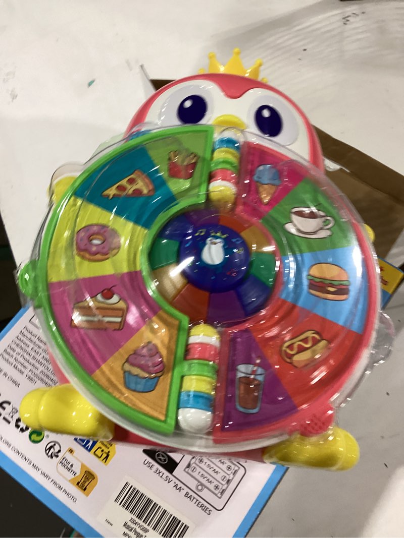 Condition photo showing Good Condition for toddlercley musical penguin toys for 1 year old girl gifts, learning educational baby toys for 1-3 year with 5 themes, sound & light, first word teaching 12-18 months, 1st birthday girl boy gifts pink