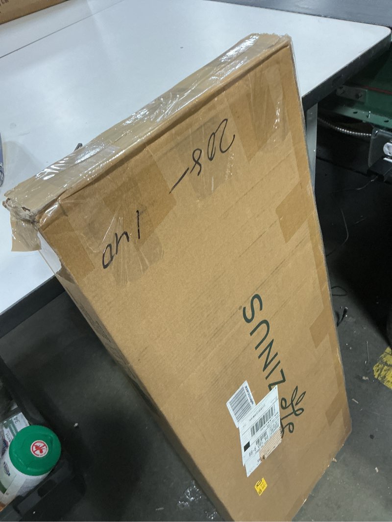 Condition photo showing As Is for Zinus Rumi 14in Twin Metal Bed Frame, Quick Assembly SmartBase® Mattress Foundation, Heavy Duty Stur