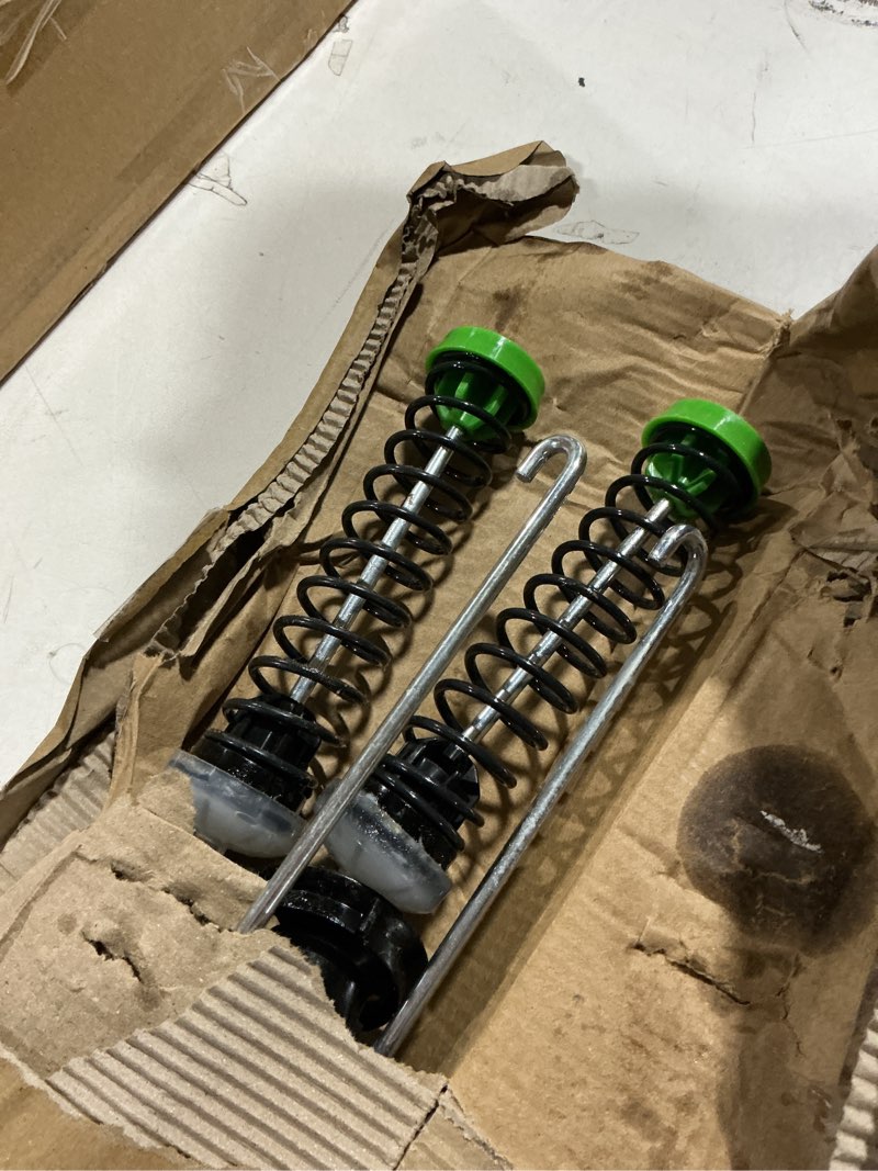 Condition photo showing As Is for upgraded washer suspension rod kit replacement, fit for whirl/pool may/tag ken/more washers - stops excessive shaking, replaces w11130362 w10594080 - fits wtw5000dw2 mvwc565fw2 mvwx655dw1 by ami parts