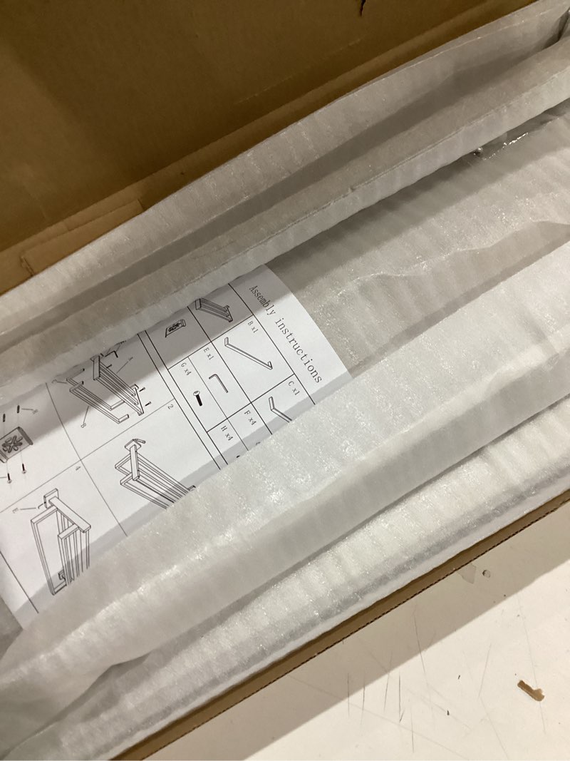 Condition photo showing Good Condition for Bathroom Towel Rack with Double Towel Bar, 24 Inch Towel Racks for Bathroom Wall Mounted, Hand Towel Hanger Stainless Steel Towel Shelf Rack Bathroom Towel Storage, Brushed Nickel