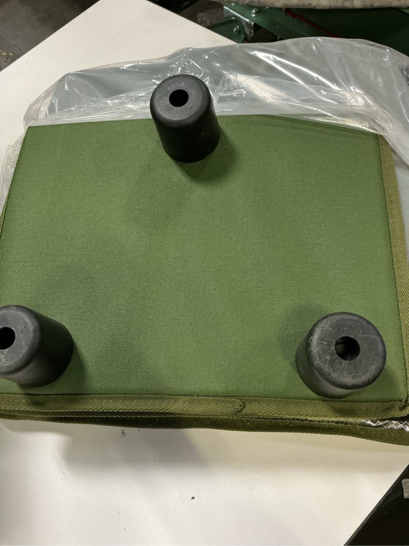 Condition photo showing As Is for Heated Cat Shelter for Outside, Large Outdoor Cat House with Roof Window and Cozy Cushion, Weatherproof Foldable and Easy Assembly Design, Ideal for Stray and Feral Cats green With Heating