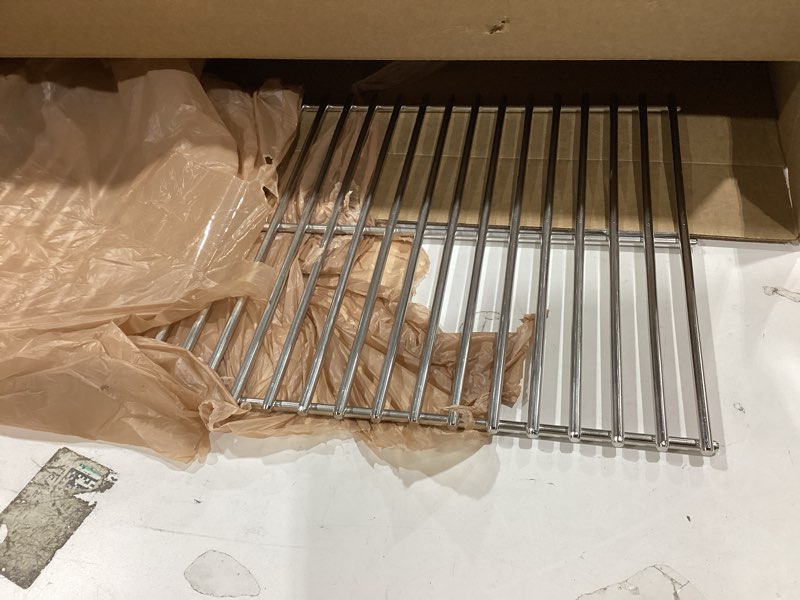 Condition photo showing Good Condition for 13 1/4" x 24" stainless steel grill cooking grates replacement for broilmaster p3, broilmaster d3, broilmaster g3 gas grill models, s5402a, single pack