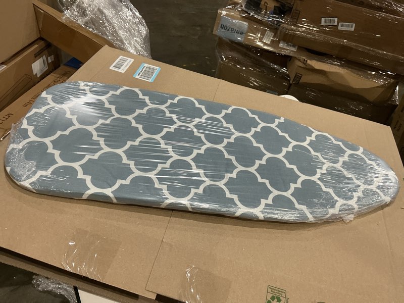 Condition photo showing New/Like New for whitmor tabletop ironing board with scorch resistant cover tabletop blue/white