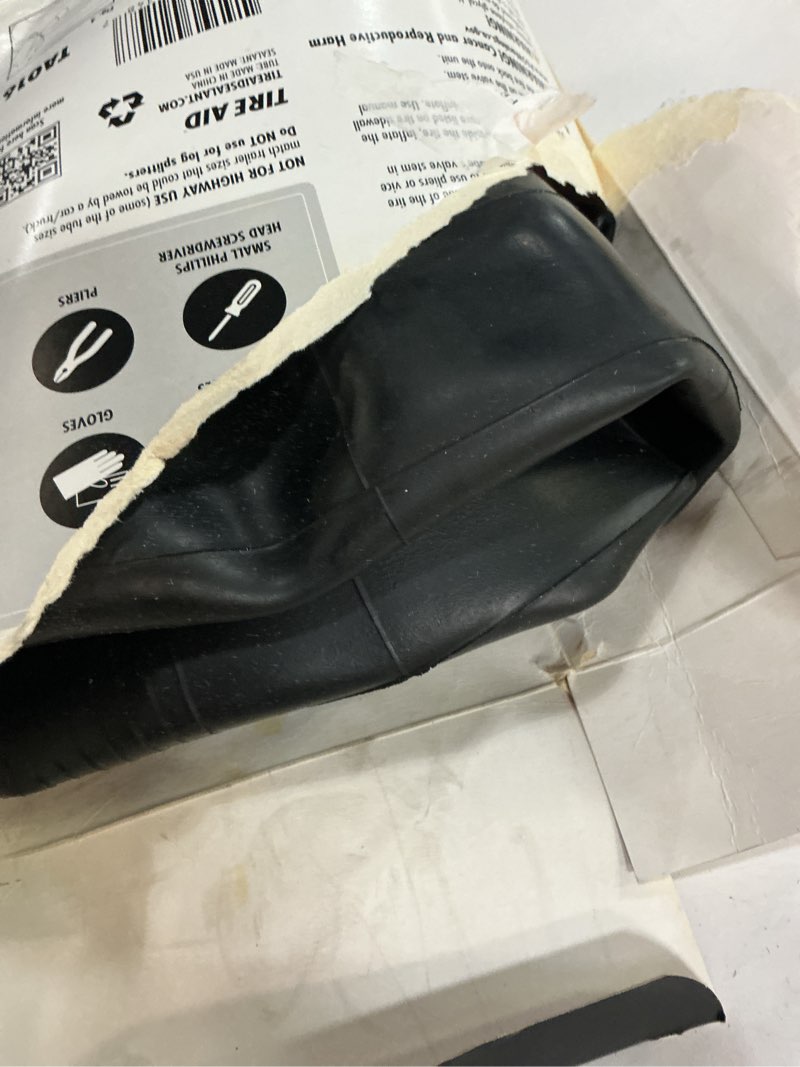 Condition photo showing As Is for tire aid utility tire inner tube