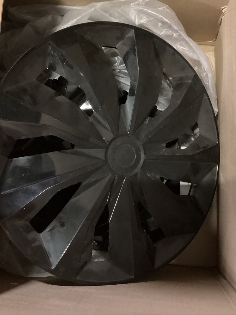 Condition photo showing Good Condition for hubcaps wheel cover replacement r16 size hub cap universal-fit steel wheel rim caps abs tire covers for most cars trucks sedans suv -set of 4?16-inch?black? tt-black 16-inch