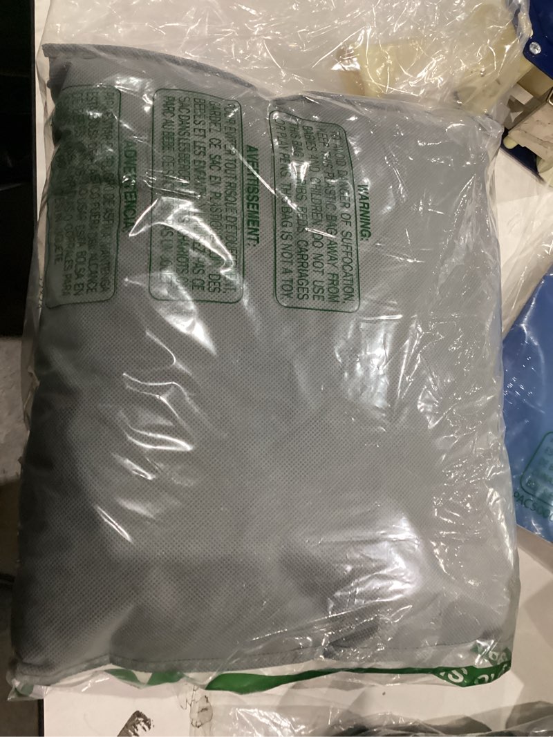 Condition photo showing New/Like New for ALANSMA Reversible Weighted Blanket for All Season, Luxury Velvet, Warm and Cool, Adult 10Lb Grey Weighted Blanket, Enjoy Sleeping Anywhere(Grey,48"x72" 10lbs) Grey 48''x72'' 10lbs