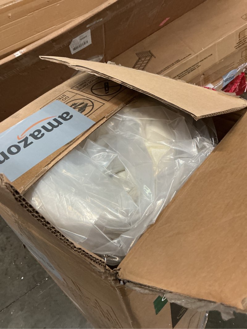 Condition photo showing As Is for Vesgantti 106\" Cloud Sectional Couch with Chaise, Deep Seat Modular Sectional Sofa Chenille Memory Foam Sofa Boneless Couches for Living Room Bedroom, No Assembly Required (Beige, Right-Facing Chaise) INCOMPLETE SET 