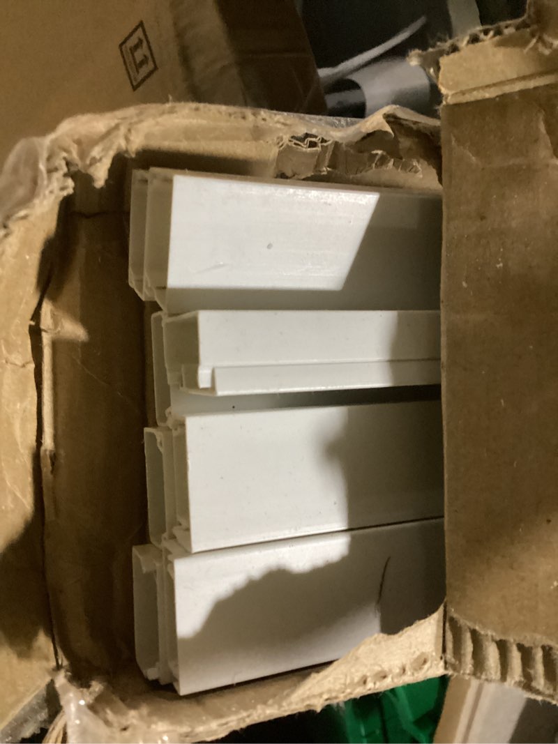 Condition photo showing Good Condition for cord covers for wires on wall extra-long, 26.25ft tv cord hider kit, paintable cable management concealer, tv wire hider for wall, white cord raceway channel, 8 x l39in x w0.95in x h0.55in white w0.95in x h0.55in, l315in