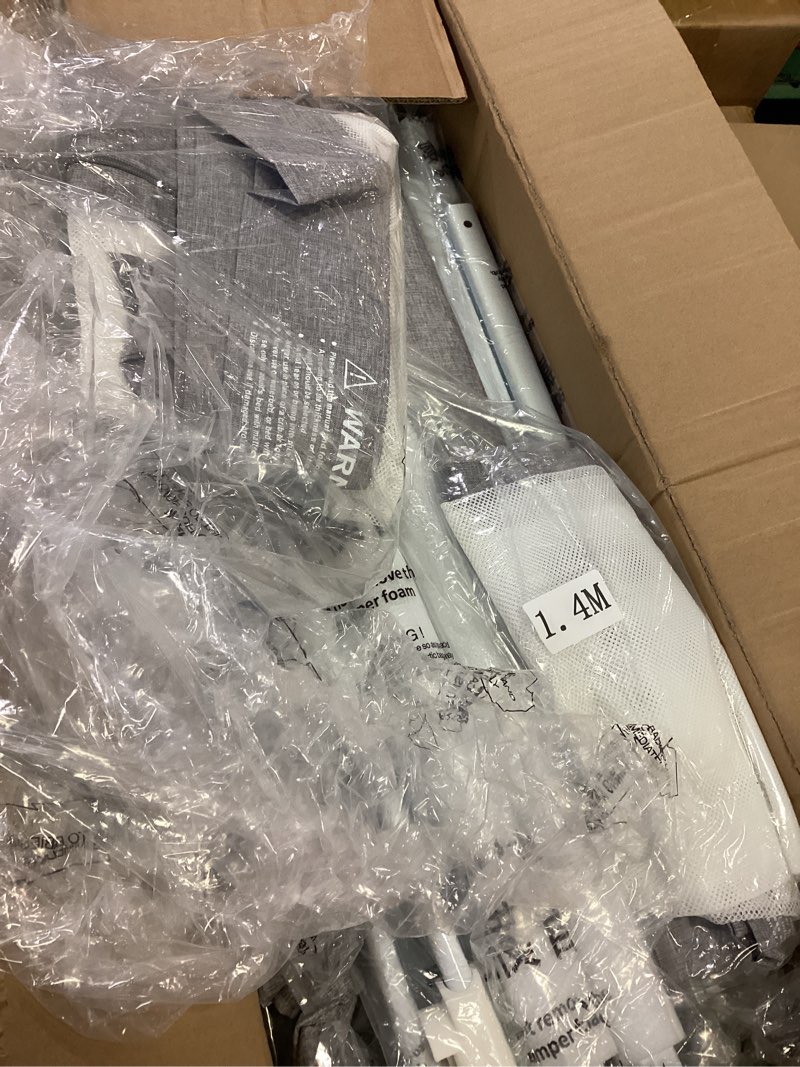 Condition photo showing Good Condition for 3-Piece Full Size Bed Rail for Toddlers - Adjustable Baby Bed Rail Guard, Kids Safety Bed Rail for Full Size Bed (74.8"x74.8"x54"-Grey) Grey 3-Piece Full Size (74.8" x 74.8" x 54")