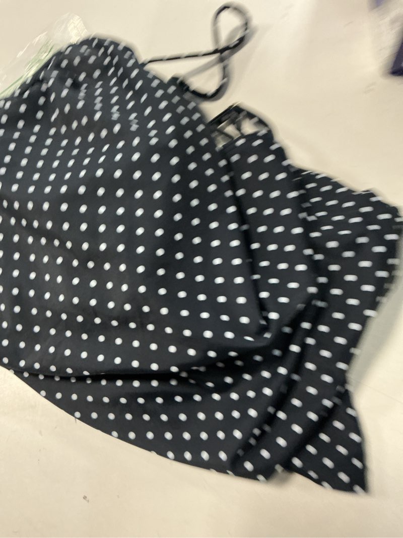 Condition photo showing Good Condition for zaful women's floral tankini swimsuits bandeau tummy control high cut tankini set two piece bathing suit 1-polka dots x-large