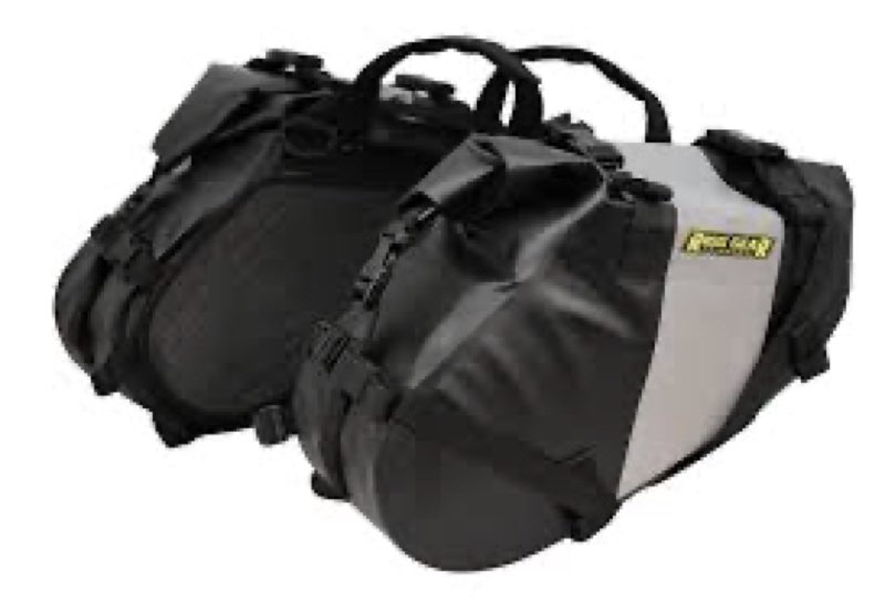 nelson-rigg black dual sport enduro saddlebags, fits most dual sport/enduro ktm honda yamaha & suzuk