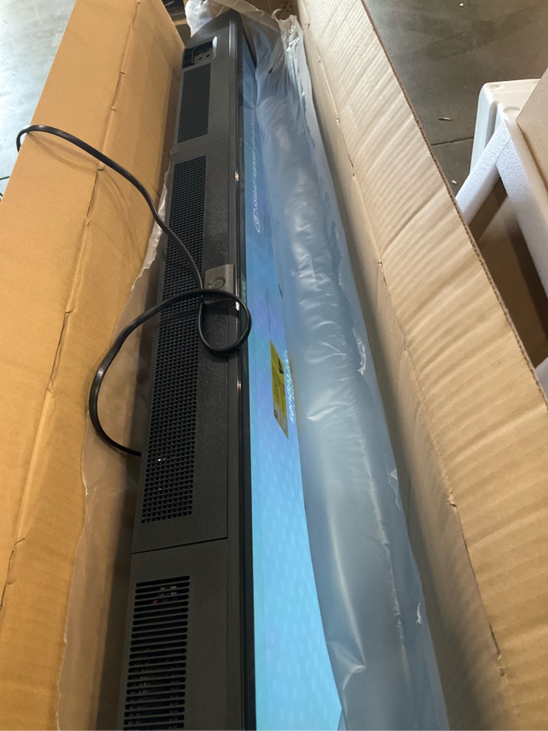 Condition photo showing As Is for onn. 50” class 4k uhd (2160p) led roku smart television hdr (100012585)