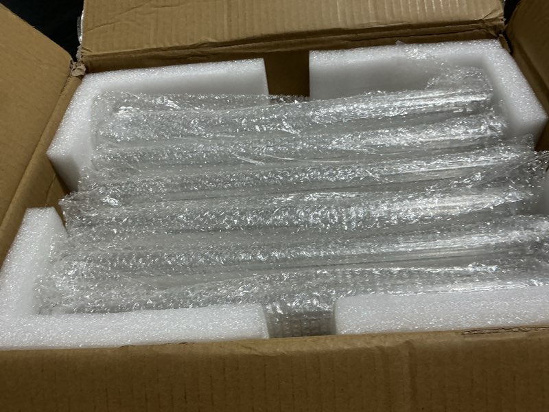 Condition photo showing Good Condition for Clear Shoe Storage Boxes 6 Pack, Size 13 Acrylic Shoe Box Stackable Large Sneakers Display Case with Magnetic Door Hat Collectibles Handbag Purse Organizer for Closet Clear Large Size 14 6