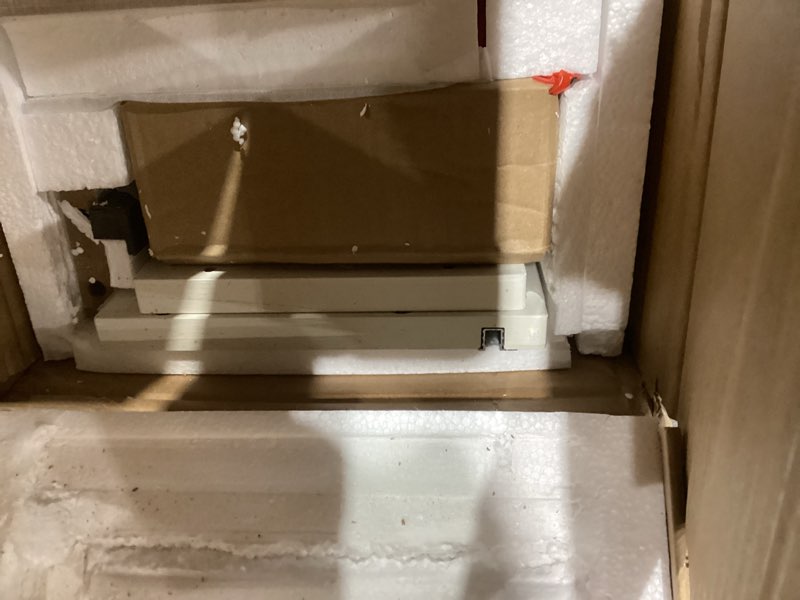 rustown rustic wood wall storage cabinet with two sliding barn door, 3-tier decorative farmhouse vin