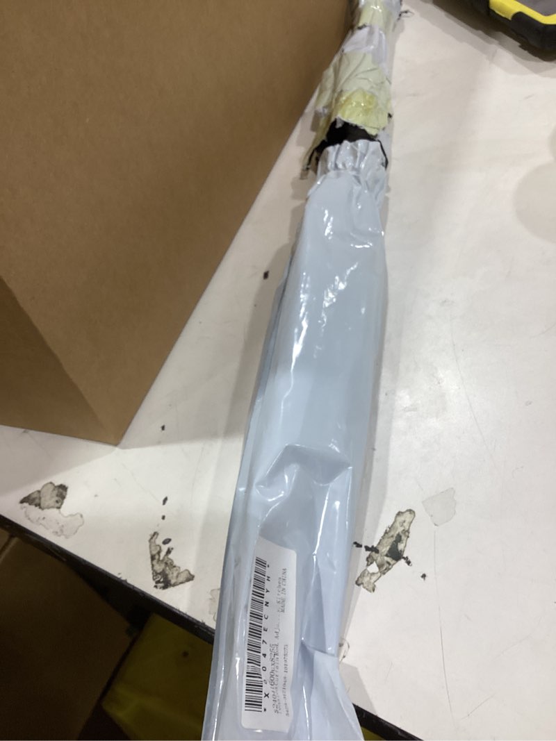 Condition photo showing Good Condition for uxcell tension curtain rod, adjustable 28 to 47 inches, 0.75" dia white spring tension rod no drilling expandable tension rod for doorway, kitchen 28-47 inch
